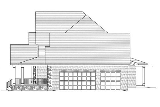 Exterior - Other Elevation for Traditional House Plan #46-500 - 4 bed, 3.5 bath