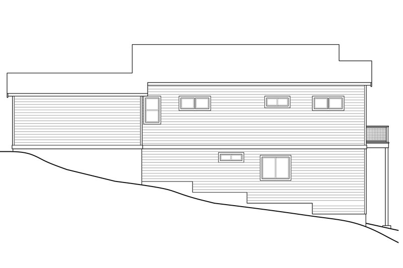 Architectural House Design - Exterior - Other Elevation 1 for Traditional House Plan #124-1046 - 3 bed, 2.5 bath