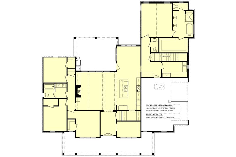 Dream House Plan - Floor Plan - Other Floor for Farmhouse House Plan #430-439 - 4 bed, 2.5 bath