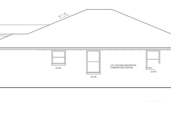 Exterior - Other Elevation for Mediterranean House Plan #1058-53 - 3 bed, 2 bath