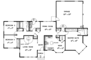 Craftsman Style House Plan - 3 Beds 2 Baths 1813 Sq/Ft Plan #60-707 