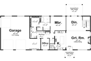 Barndominium Style House Plan - 4 Beds 2.5 Baths 3263 Sq/Ft Plan #455-523 