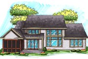 Traditional Style House Plan - 3 Beds 2.5 Baths 3169 Sq/Ft Plan #70-1037 