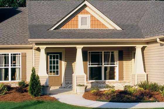 Exterior - Front Elevation 3 for Country House Plan #927-132 - 3 bed, 2 bath