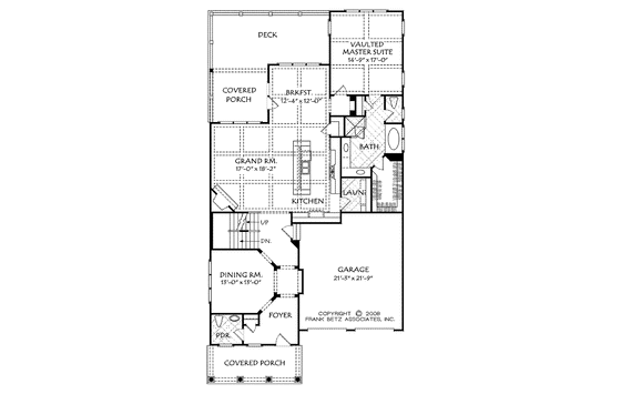 Floor Plan - Main Floor for Traditional House Plan #927-656 - 4 bed, 3.5 bath
