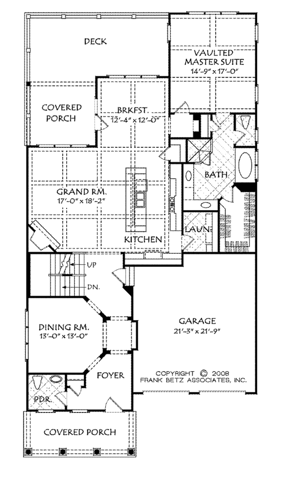 Home Plan - Traditional Floor Plan - Main Floor Plan #927-656