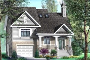 Traditional Exterior - Front Elevation Plan #25-4130