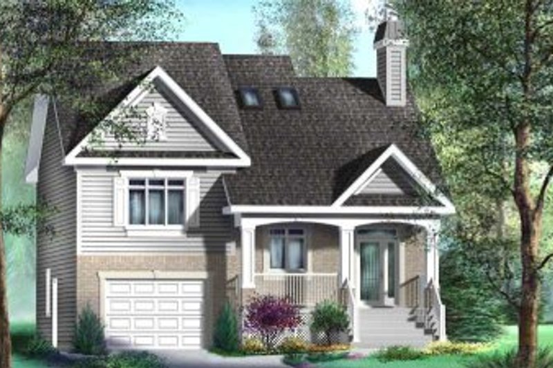 Traditional Style House Plan - 4 Beds 2 Baths 1605 Sq/Ft Plan #25-4130