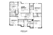 Traditional Style House Plan - 4 Beds 3.5 Baths 3010 Sq/Ft Plan #901-30 
