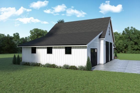 Exterior - Other Elevation for Barndominium House Plan #1070-217 - 1 bed, 2 bath