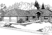 Bungalow Style House Plan - 3 Beds 2.5 Baths 1757 Sq/Ft Plan #60-331 