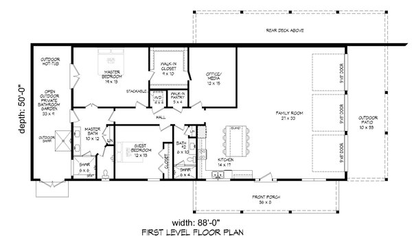 Dream House Plan - Barndominium Floor Plan - Main Floor Plan #932-537