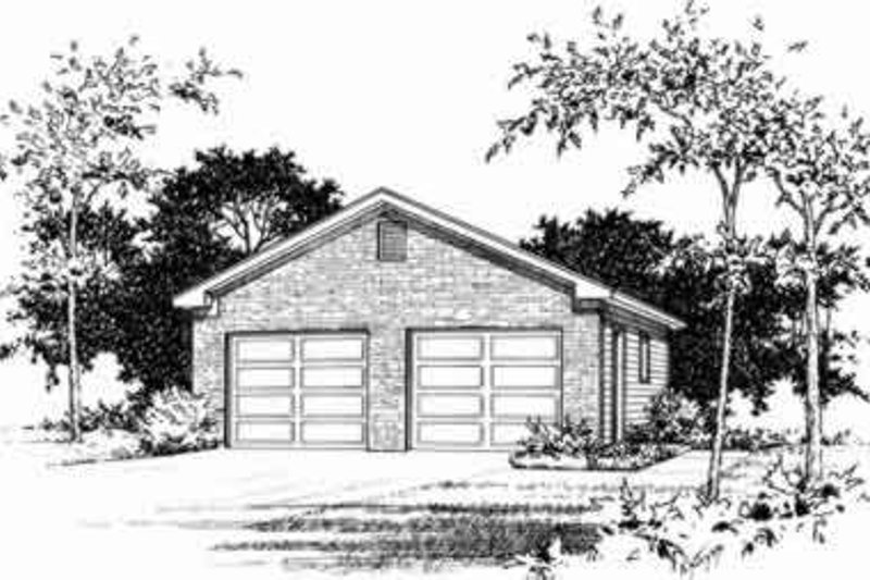Home Plan - Traditional Exterior - Front Elevation Plan #22-435