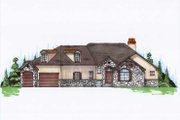 Traditional Style House Plan - 3 Beds 3.5 Baths 3291 Sq/Ft Plan #5-460 