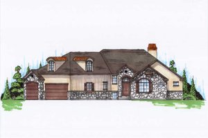 Traditional Exterior - Front Elevation Plan #5-460