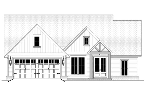 Exterior - Front Elevation 4 for Farmhouse House Plan #430-284 - 3 bed, 2.5 bath