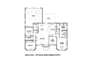 Farmhouse Style House Plan - 3 Beds 2 Baths 2479 Sq/Ft Plan #1117-31 Floor 