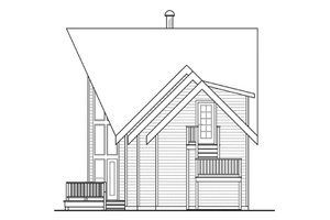 Exterior - Other Elevation 1 for Contemporary House Plan #124-874 - 3 bed, 3 bath