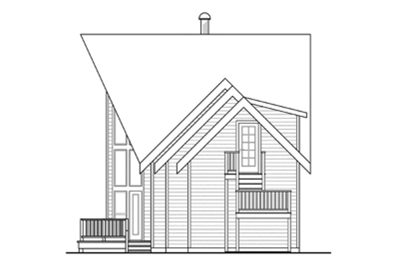 Dream House Plan - Exterior - Other Elevation 1 for Contemporary House Plan #124-874 - 3 bed, 3 bath
