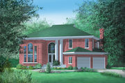 Traditional Style House Plan - 4 Beds 2.5 Baths 3250 Sq/Ft Plan #25-2109 