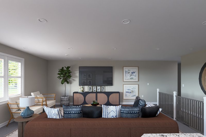 House Design - Interior - Family Room 3 for Traditional House Plan #1060-221 - 3 bed, 2 bath