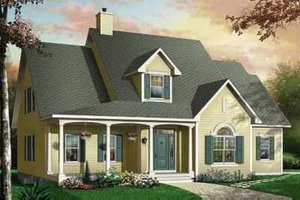 Country Exterior - Front Elevation Plan #23-396