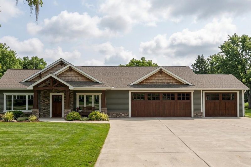 House Plan Design - Exterior - Front Elevation 2 for Craftsman House Plan #1064-142 - 2 bed, 2.5 bath