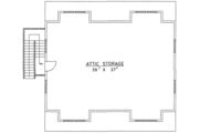 Traditional Style House Plan - 3 Beds 1 Baths 1160 Sq/Ft Plan #117-175 