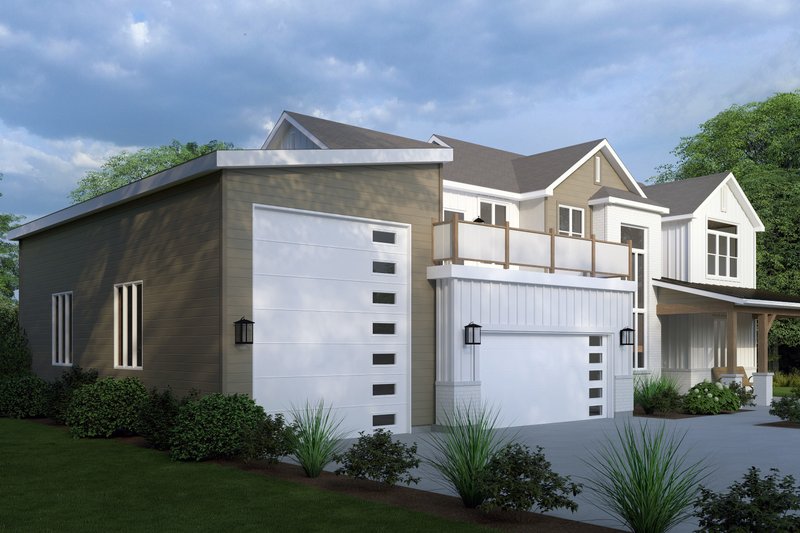 House Blueprint - Exterior - Other Elevation for Traditional House Plan #1111-14 - 4 bed, 2.5 bath