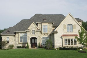 European Exterior - Front Elevation Plan #458-4