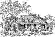 Country Style House Plan - 3 Beds 2 Baths 1983 Sq/Ft Plan #929-638 