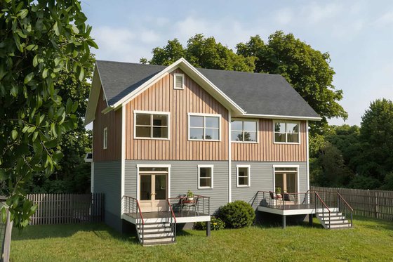 Exterior - Other Elevation for Craftsman House Plan #79-372 - 3 bed, 2.5 bath