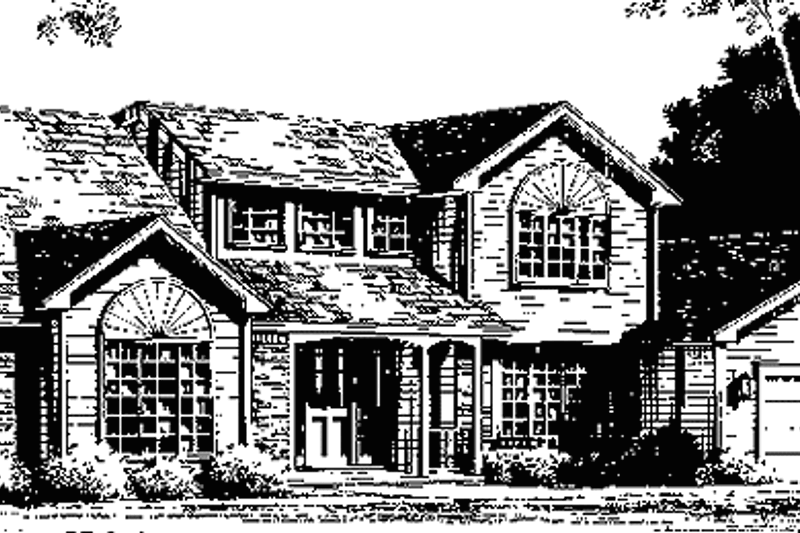 Architectural House Design - Country Exterior - Front Elevation Plan #1001-103