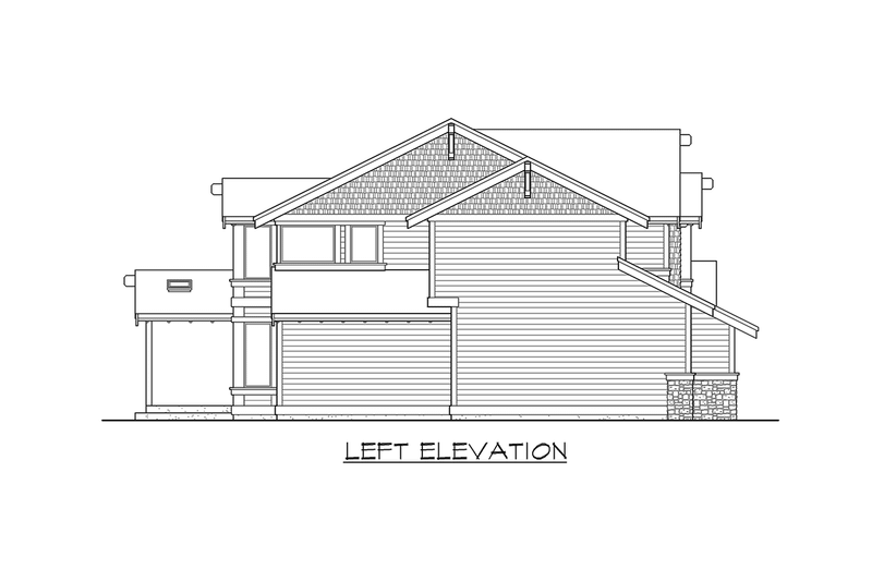Dream House Plan - Exterior - Other Elevation 1 for Craftsman House Plan #132-135 - 3 bed, 2.5 bath