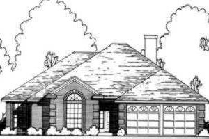 Traditional Exterior - Front Elevation Plan #40-290