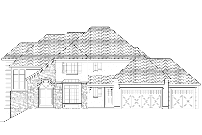 Home Plan - Country Exterior - Front Elevation Plan #328-427