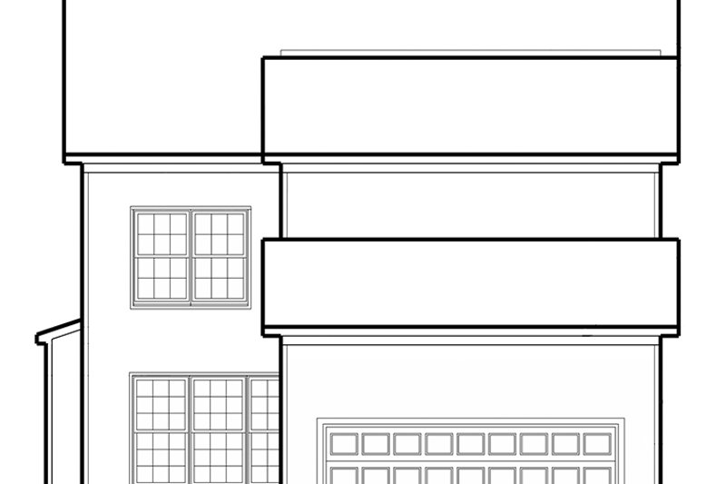 Home Plan - Exterior - Rear Elevation for Colonial House Plan #1053-73 - 4 bed, 3 bath