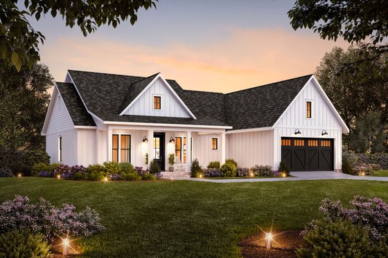 Exterior - Other Elevation for Farmhouse House Plan #1074-72 - 4 bed, 2 bath