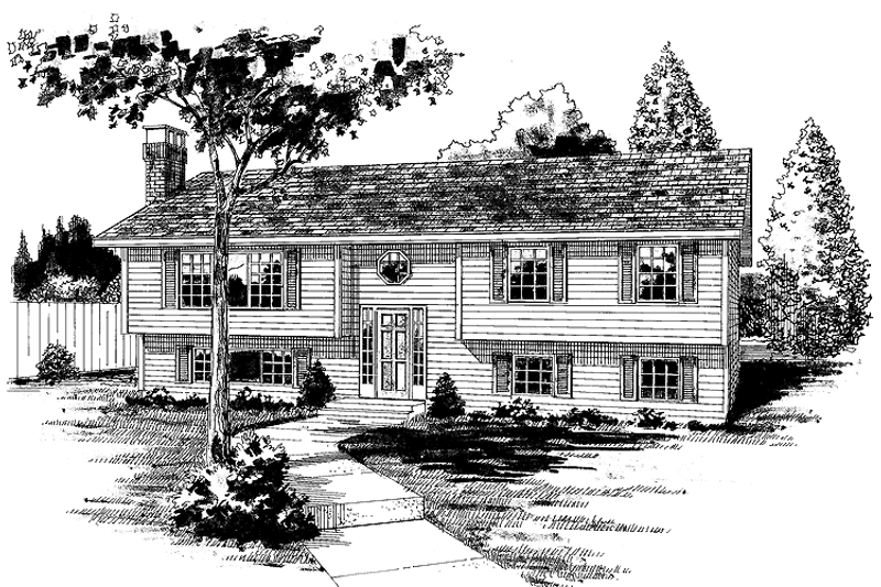 Home Plan - Colonial Exterior - Front Elevation Plan #47-716