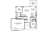 Ranch Style House Plan - 2 Beds 2 Baths 1703 Sq/Ft Plan #70-1458 