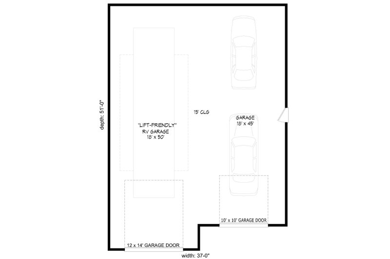 Dream House Plan - Floor Plan - Main Floor for Mediterranean House Plan #932-208, 0 bath