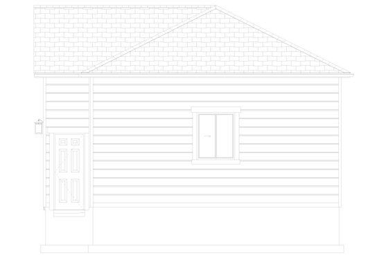 Exterior - Other Elevation 6 for Traditional House Plan #1060-231, 0 bath