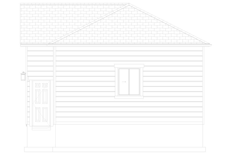 House Blueprint - Exterior - Other Elevation 6 for Traditional House Plan #1060-231, 0 bath