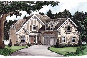 House Plan Design - Exterior - Front Elevation for Colonial House Plan #927-588 - 3 bed, 2.5 bath