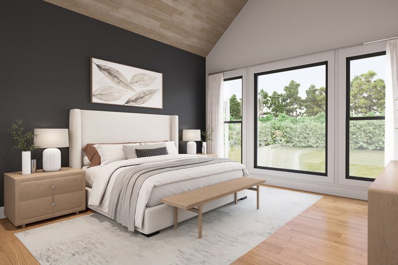 Architectural House Design - Interior - Master Bedroom for Farmhouse House Plan #430-427 - 3 bed, 3.5 bath