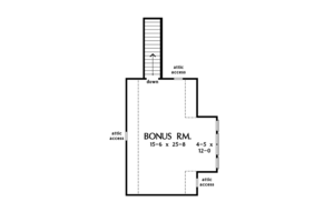 Floor Plan - Other Floor for Craftsman House Plan #929-997 - 4 bed, 3 bath