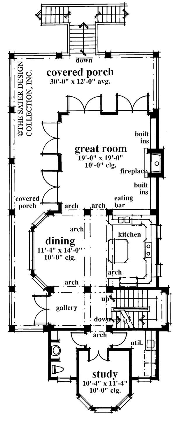House Plan Design - Country Floor Plan - Main Floor Plan #930-68
