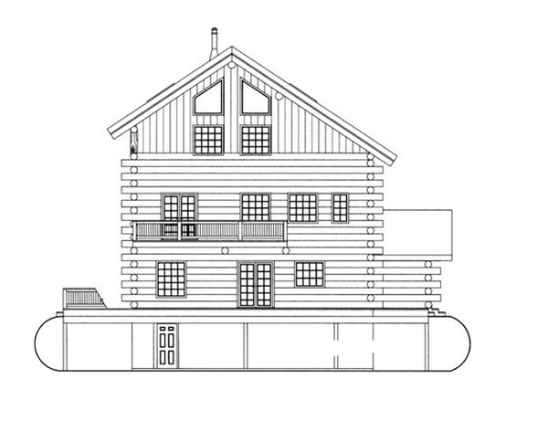 House Design - Log Floor Plan - Other Floor Plan #117-825