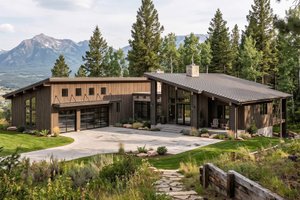 Home Plan - Exterior - Front Elevation for Modern House Plan #455-814 - 1 bed, 1.5 bath