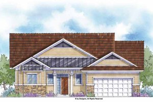 Dream House Plan - Country Exterior - Front Elevation Plan #938-37